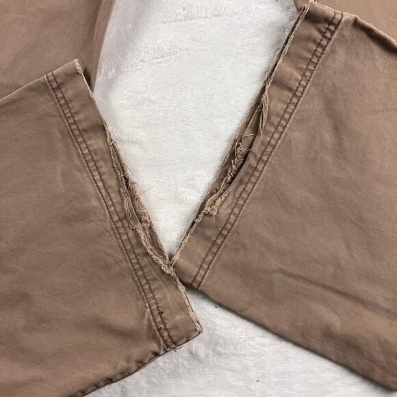 Levi's Tab Twills Low Boot Cut Vintage Khaki Pants men's size 36X32 - Picture 6 of 10